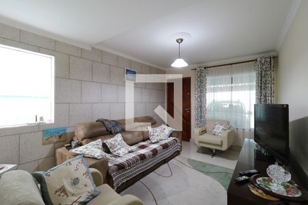 Sala de casa à venda com 3 quartos, 144m² em Vila Cecília Maria, Santo André
