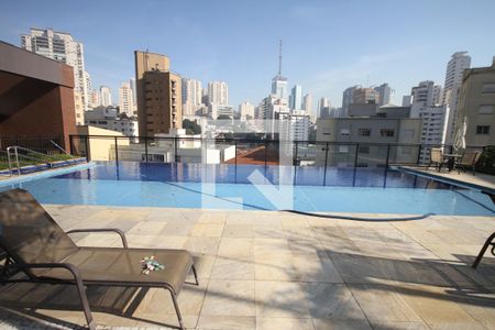 Studio para alugar com 42m², 1 quarto e 1 vagaPiscina