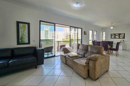 Sala de apartamento para alugar com 4 quartos, 210m² em Vila Julia, Guarujá