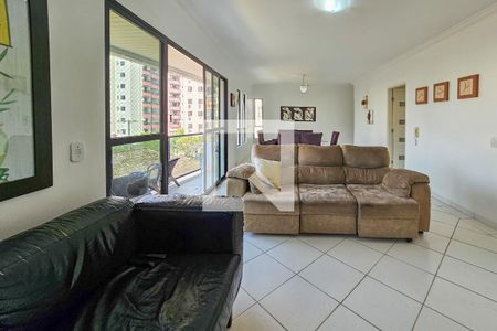Sala de apartamento para alugar com 4 quartos, 210m² em Vila Julia, Guarujá