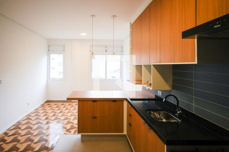 Sala e Cozinha de apartamento para alugar com 2 quartos, 55m² em Aclimação, São Paulo
