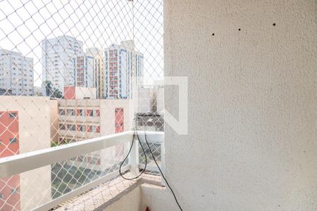 Varanda da sala  de apartamento à venda com 2 quartos, 45m² em Centro, Diadema