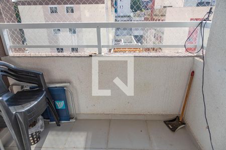 Varanda da sala  de apartamento à venda com 2 quartos, 45m² em Centro, Diadema