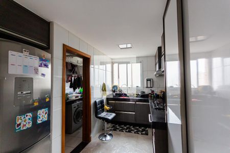Cozinha de apartamento à venda com 3 quartos, 100m² em Campestre, Santo André