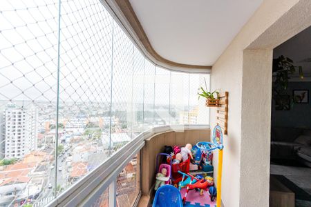 Varanda da Sala de apartamento à venda com 3 quartos, 100m² em Campestre, Santo André