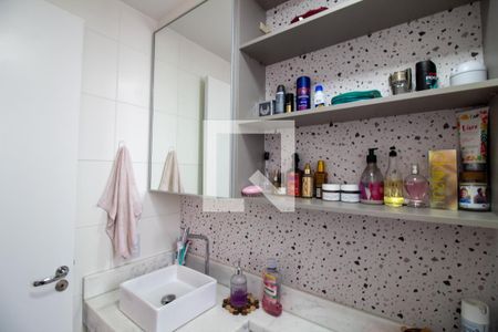 Banheiro da Suíte de apartamento à venda com 1 quarto, 29m² em Jardim Caravelas, São Paulo