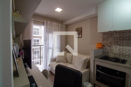 Sala de apartamento à venda com 1 quarto, 29m² em Jardim Caravelas, São Paulo