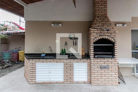 Casa de condomínio para alugar com 120m², 3 quartos e 2 vagas Casa de condomínio para alugar com 120m², 3 quartos e 2 vagasÁrea comum - Churrasqueira