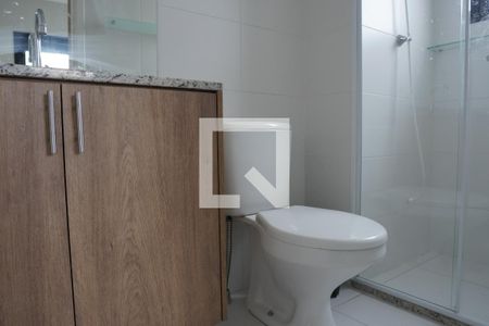 Banheiro da Suite de kitnet/studio para alugar com 1 quarto, 24m² em Pinheiros, São Paulo