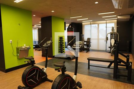 Studio para alugar com 24m², 1 quarto e sem vagaAcademia