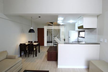 Sala de apartamento para alugar com 1 quarto, 44m² em Moema, São Paulo