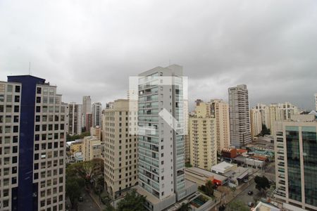 Vista da Varanda de apartamento para alugar com 1 quarto, 44m² em Moema, São Paulo