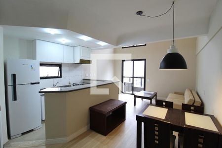 Sala de apartamento para alugar com 1 quarto, 44m² em Moema, São Paulo