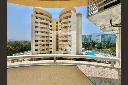 Varanda de apartamento para alugar com 1 quarto, 42m² em Barra Olímpica, Rio de Janeiro