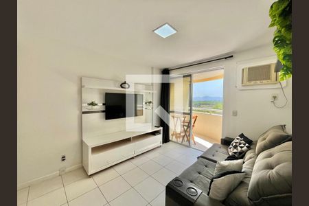 Sala de apartamento para alugar com 1 quarto, 42m² em Barra Olímpica, Rio de Janeiro