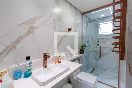 Casa de condomínio à venda com 165m², 3 quartos e 2 vagasBanheiro da Suíte 2