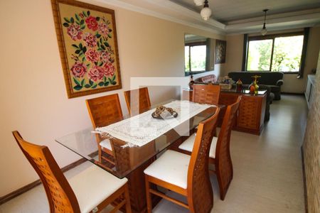 Sala de Jantar de casa de condomínio à venda com 3 quartos, 111m² em Serraria, Porto Alegre