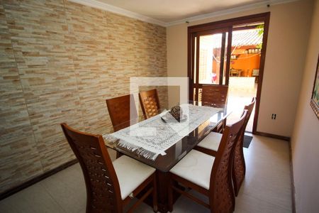 Sala de Jantar de casa de condomínio à venda com 3 quartos, 111m² em Serraria, Porto Alegre