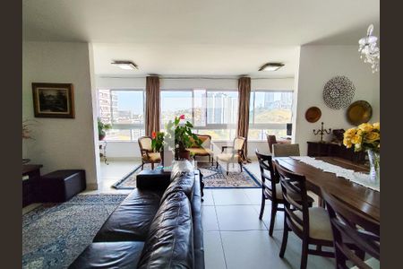Sala de apartamento à venda com 3 quartos, 125m² em Vale do Sereno, Nova Lima