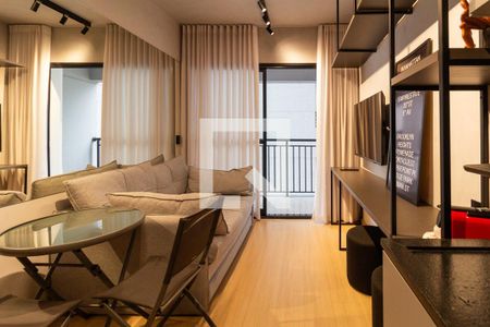 Sala de apartamento à venda com 1 quarto, 32m² em Pompeia, São Paulo