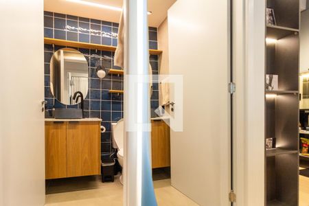 Banheiro de apartamento à venda com 1 quarto, 32m² em Pompeia, São Paulo
