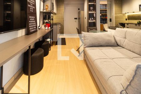 Sala de apartamento à venda com 1 quarto, 32m² em Pompeia, São Paulo