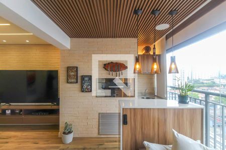 Sala de apartamento à venda com 2 quartos, 78m² em Jardim Independência (são Paulo), São Paulo