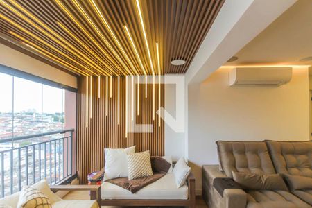 Sala de apartamento à venda com 2 quartos, 78m² em Jardim Independência (são Paulo), São Paulo