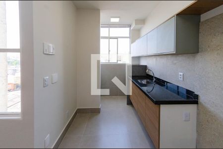 Cozinha de apartamento à venda com 1 quarto, 52m² em Lourdes, Belo Horizonte