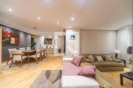 Sala de apartamento para alugar com 3 quartos, 200m² em Vila Valparaíso, Santo André