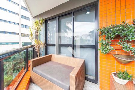 Varanda da Sala de apartamento para alugar com 3 quartos, 200m² em Vila Valparaíso, Santo André