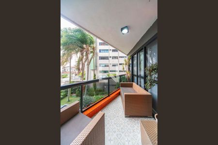 Varanda da Sala de apartamento para alugar com 3 quartos, 200m² em Vila Valparaíso, Santo André