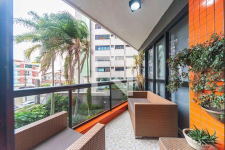 Varanda da Sala de apartamento para alugar com 3 quartos, 200m² em Vila Valparaíso, Santo André