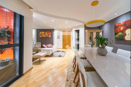 Sala de apartamento para alugar com 3 quartos, 200m² em Vila Valparaíso, Santo André