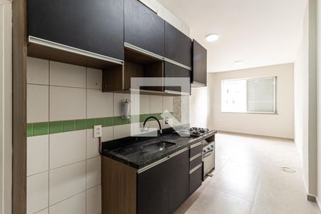 Studio para alugar com 30m², 1 quarto e sem vagaCozinha