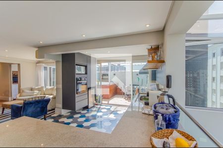 Apartamento para alugar com 135m², 3 quartos e 2 vagasCozinha Piso Superior