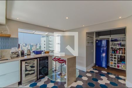 Apartamento para alugar com 135m², 3 quartos e 2 vagasCozinha Piso Superior