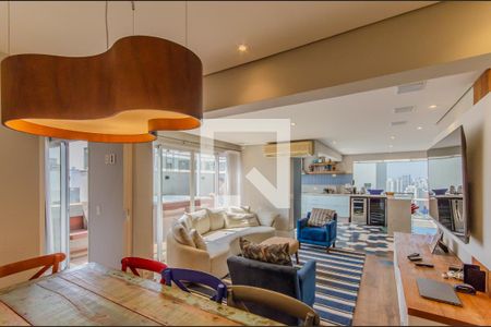 Apartamento para alugar com 135m², 3 quartos e 2 vagasSala Piso Superior