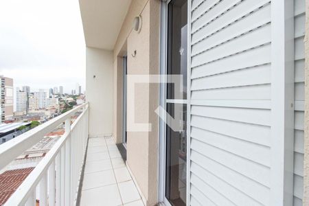 Varanda da Sala de apartamento à venda com 1 quarto, 38m² em Cambuci, São Paulo