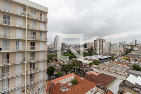 Varanda da Sala - Vista de apartamento à venda com 1 quarto, 38m² em Cambuci, São Paulo