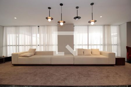 Studio para alugar com 32m², 1 quarto e sem vaga Studio para alugar com 32m², 1 quarto e sem vagaHall social