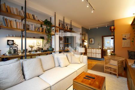 Sala de Estar de apartamento para alugar com 3 quartos, 127m² em Bela Vista, São Paulo