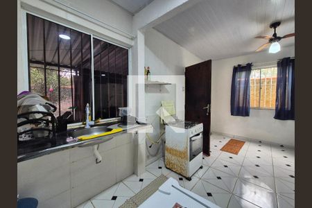 Sala/cozinha de casa para alugar com 1 quarto, 180m² em Vargem Grande, Rio de Janeiro