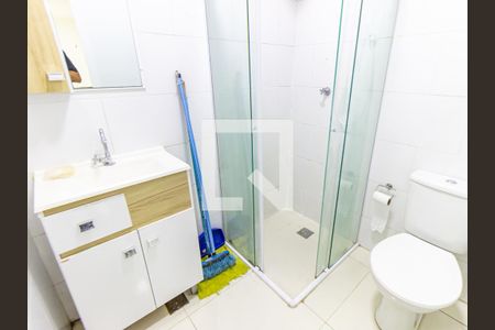 Banheiro de apartamento para alugar com 1 quarto, 25m² em Brás, São Paulo