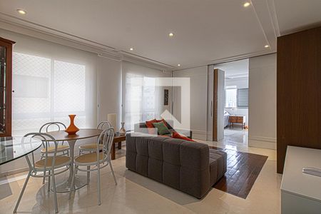sala de estar e jantar compartilhadas_1 de apartamento à venda com 1 quarto, 46m² em Aclimação, São Paulo