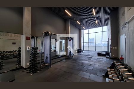 Studio para alugar com 28m², 1 quarto e sem vaga Studio para alugar com 28m², 1 quarto e sem vagaÁrea Comum - Academia