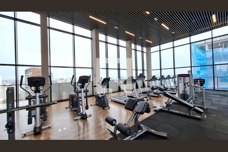 Studio para alugar com 28m², 1 quarto e sem vaga Studio para alugar com 28m², 1 quarto e sem vagaÁrea Comum - Academia