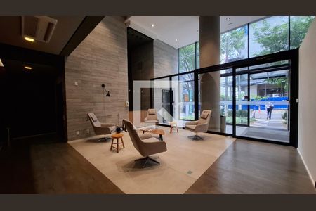 Studio para alugar com 28m², 1 quarto e sem vaga Studio para alugar com 28m², 1 quarto e sem vagaHall Social