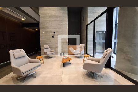 Studio para alugar com 28m², 1 quarto e sem vaga Studio para alugar com 28m², 1 quarto e sem vagaHall Social