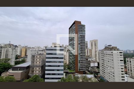 Studio para alugar com 28m², 1 quarto e sem vaga Studio para alugar com 28m², 1 quarto e sem vagaÁrea Comum - Vista da Piscina